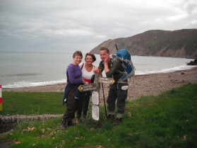 Sue, Colin and I, made it to Lynmouth! 04/10/14